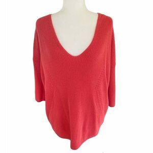 Express high- low oversized knit sweater size XS